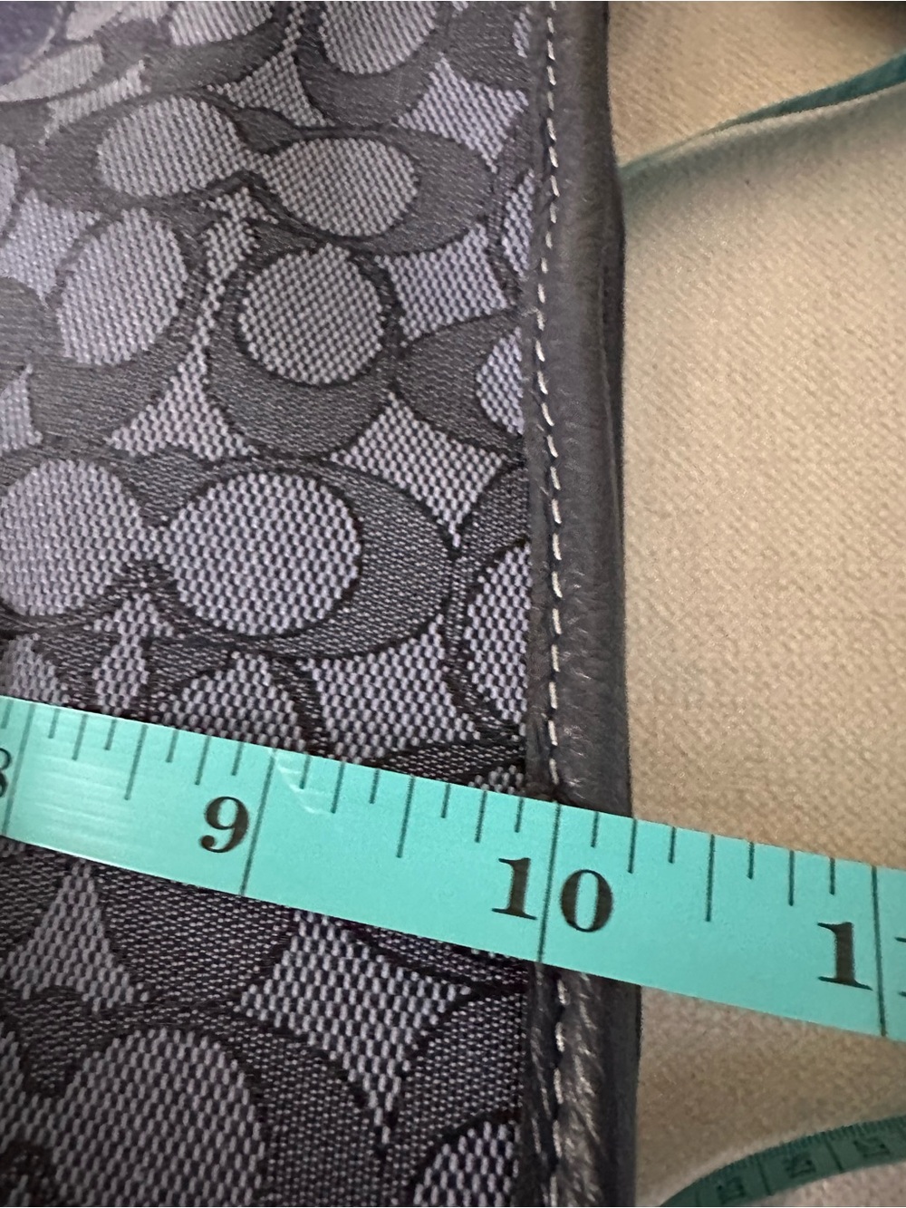 Coach Dempsey Signature File bag Crossbody with Center Stripe M22 - Picture 10 of 12